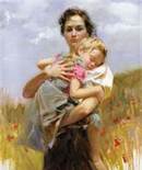 Mother and Child by Pino Daeni